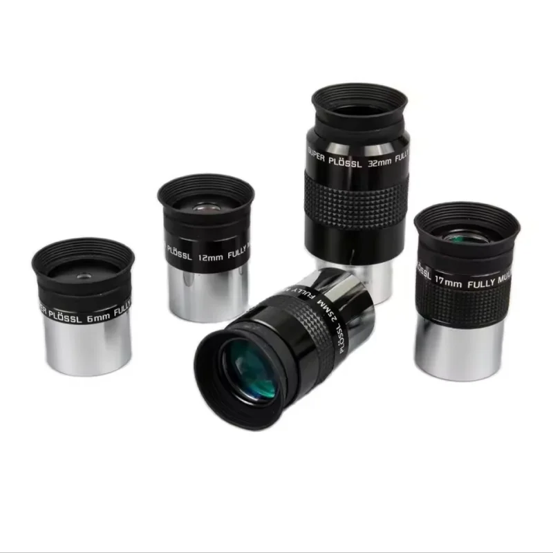 1.25'' Super Plossl Eyepiece SPL Fully Multi-coated HD Green Film for Astronomical Telescopes 6/12/17/25/32/40mm