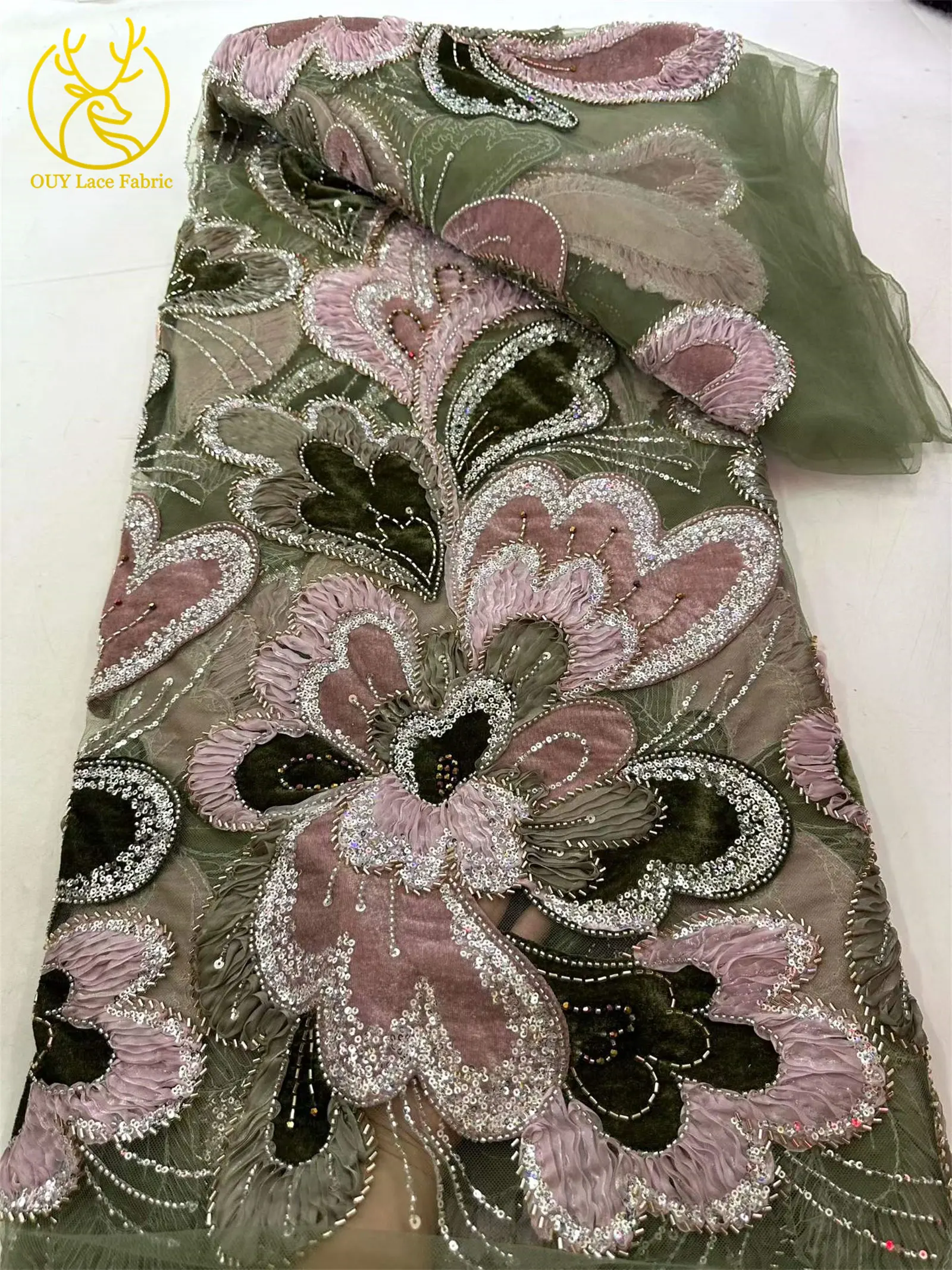 Modna afrykańska aksamitna kor – Velvet Fabric Embroidery recenzja i cena