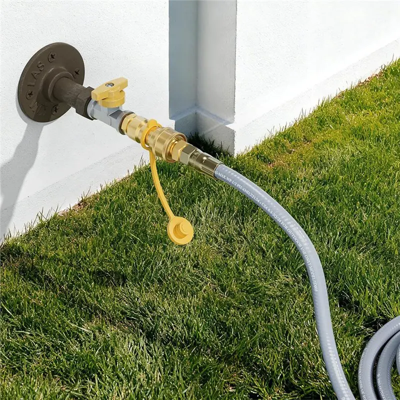 

Комплект быстроразъемных фитингов AB11 для пропана и природного газа, 1/2 дюйма, 4 шт., из цельной латуни