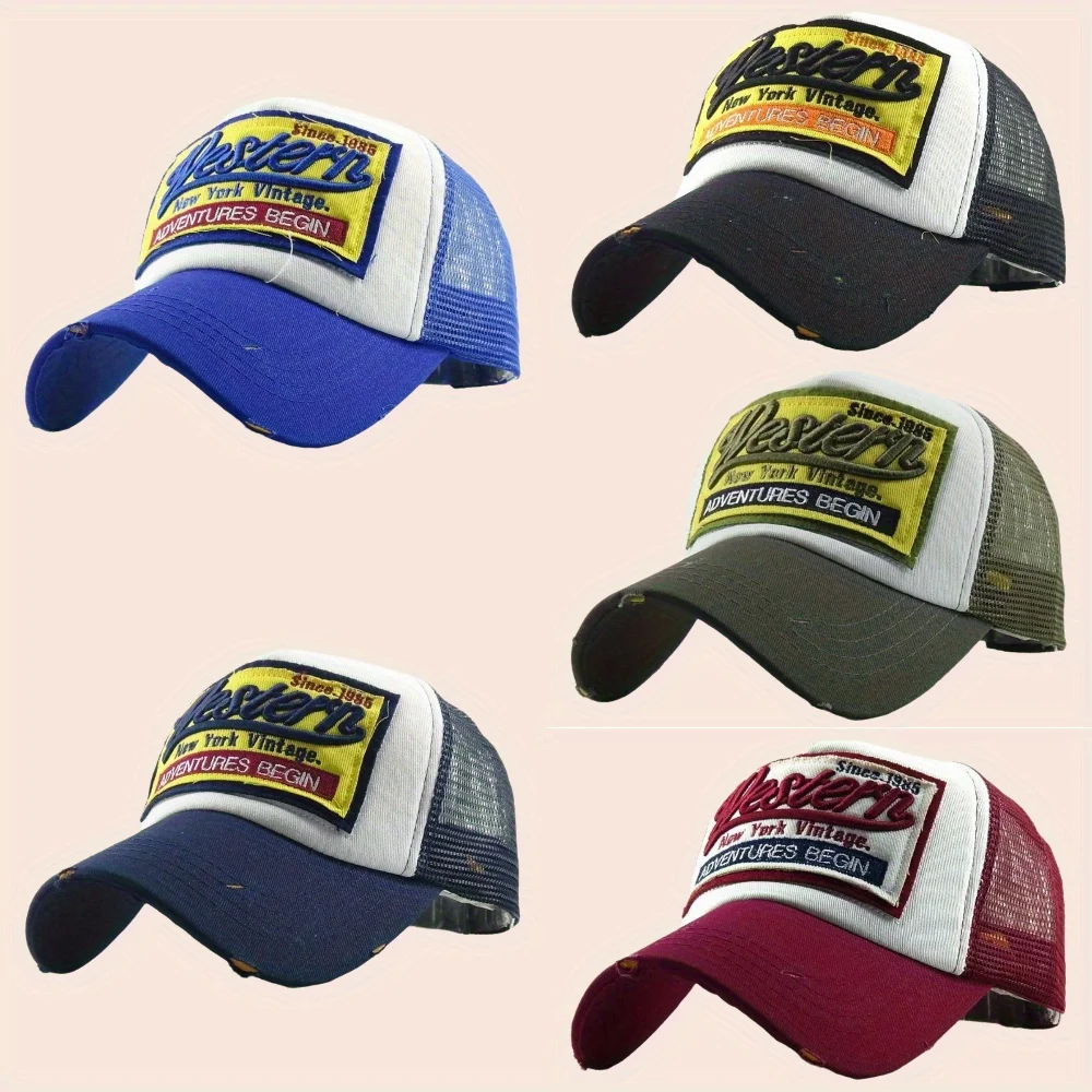 

Y2K Streetwear Dad Baseball Cap Letter Embroidery Mesh Fashion Snapback Hip Hop Outdoor Trucker Hat for Women Men Gorras F2719