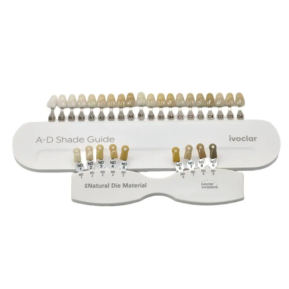 

Водомет для определения цвета зубов Ivoclar A-D с натуральным образцом из 29 оттенков для коронок и виниров