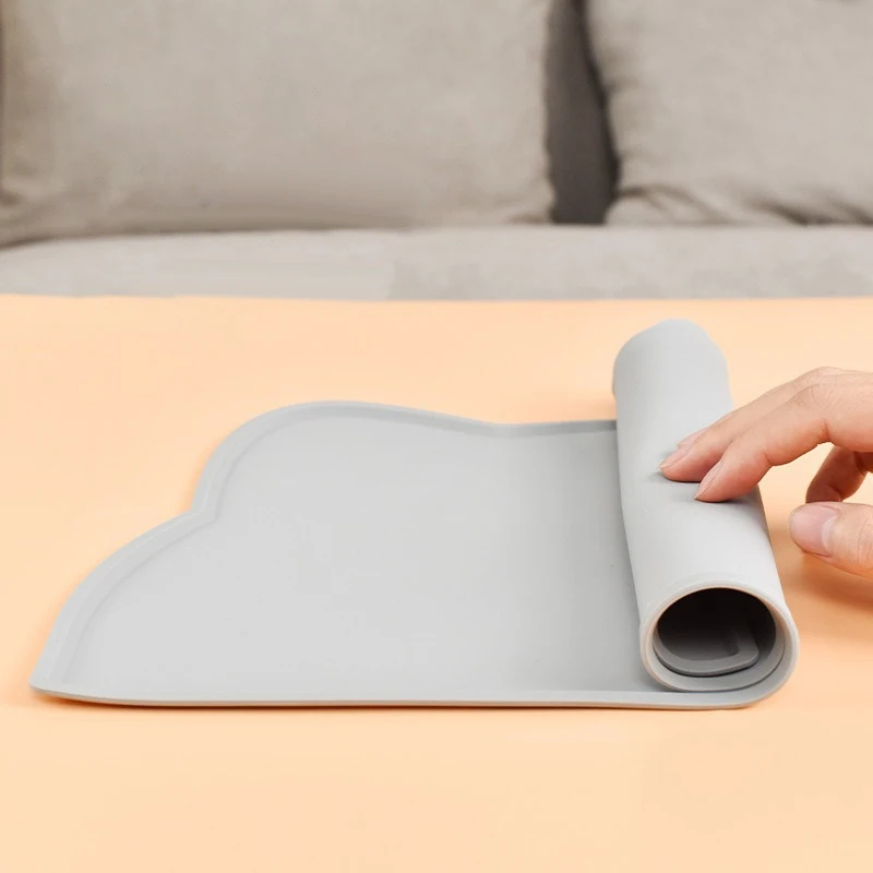 الغذاء الصف سيليكون القط حصيرة مكافحة القذرة سهلة التنظيف القطط و الكلب السلطانية الحصير مقاوم للماء ومانعة للتسرب المضادة للانزلاق وسادة منتجات الحيوانات الأليفة