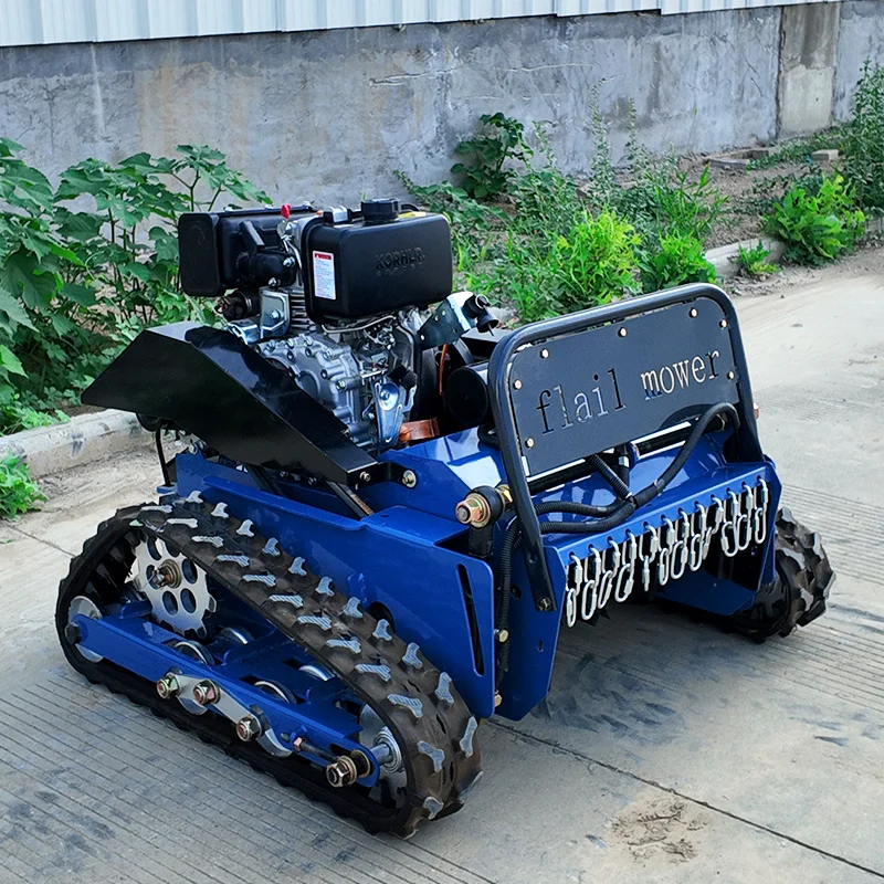 Customised Mini Yoke Remote Control Lawn mower Wireless Weeder Robot Garden Lawn Tractor Brushcutter