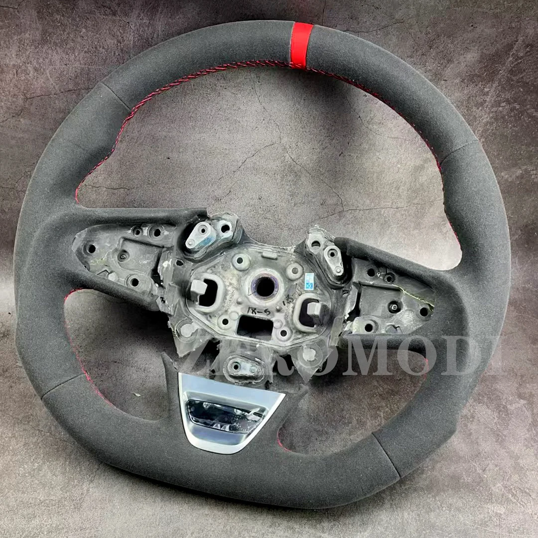 For RENAULT Megane 4 IV GT RS Thropy Bose Flat bottom Steering Wheel include Volante