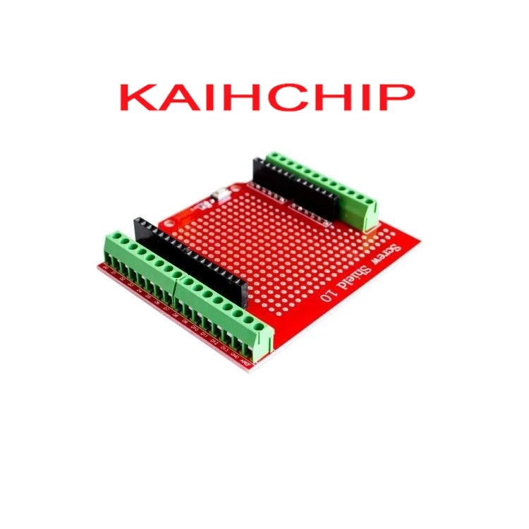 Placa protectora de tornillo Proto estándar para Arduino Proto Screw Shield V1.0, bloque de terminales ensamblado, placa de expansión prototipo