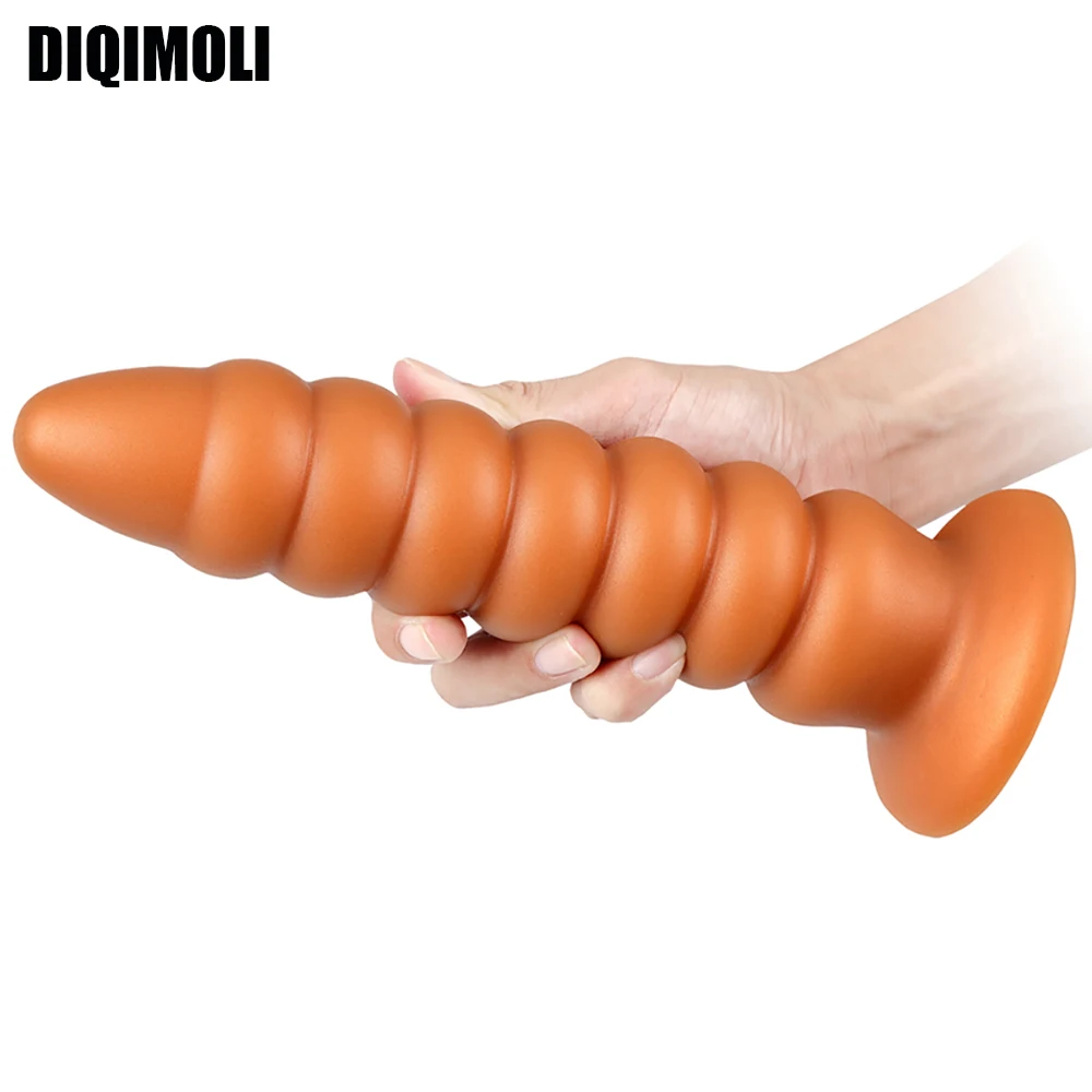 Liquid Silicone Huge Anal Plug Dildos Sex Products Soft Anal Dilator Penis for Stimulate Anus and Vagina Sex Toys Big Butt Plug