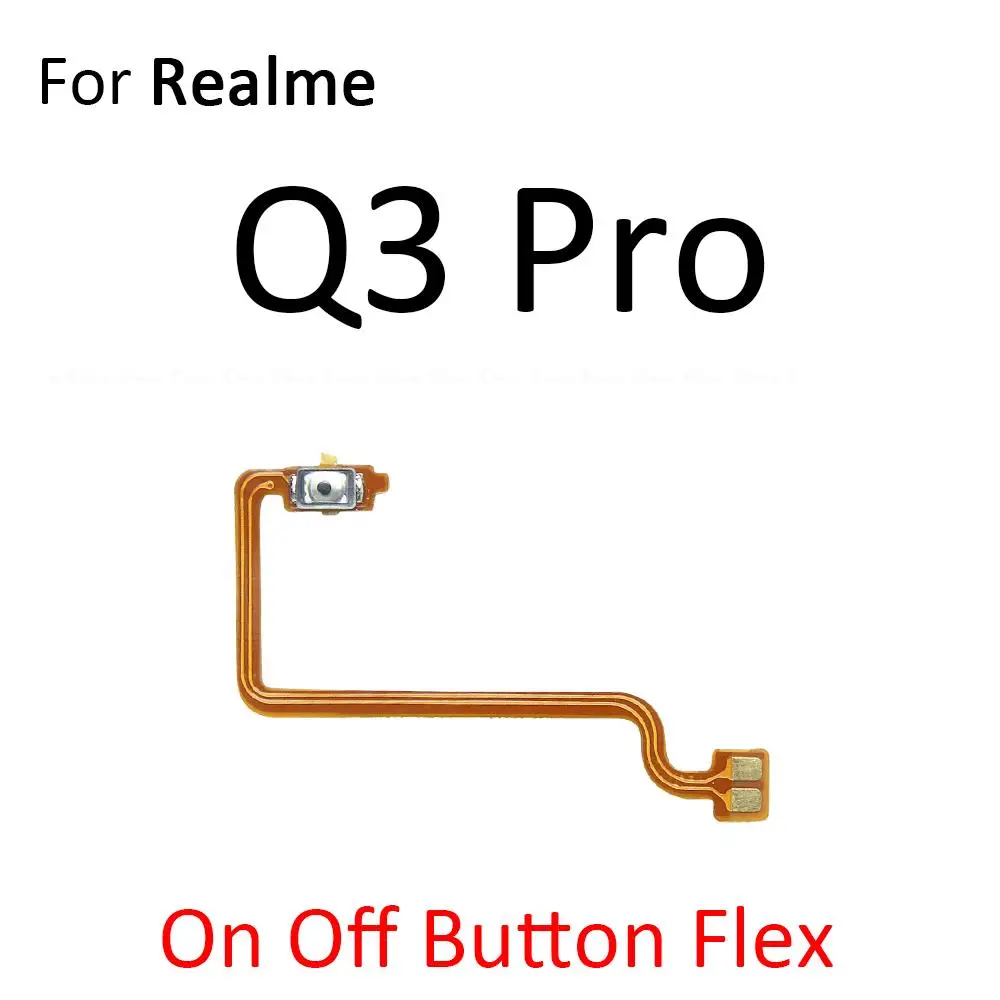 Кнопка включения/выключения питания Кнопка управления громкостью гибкий кабель для OPPO Realme Q3 Q3i Q5i Q5 Pro Carnival 5G запасные части