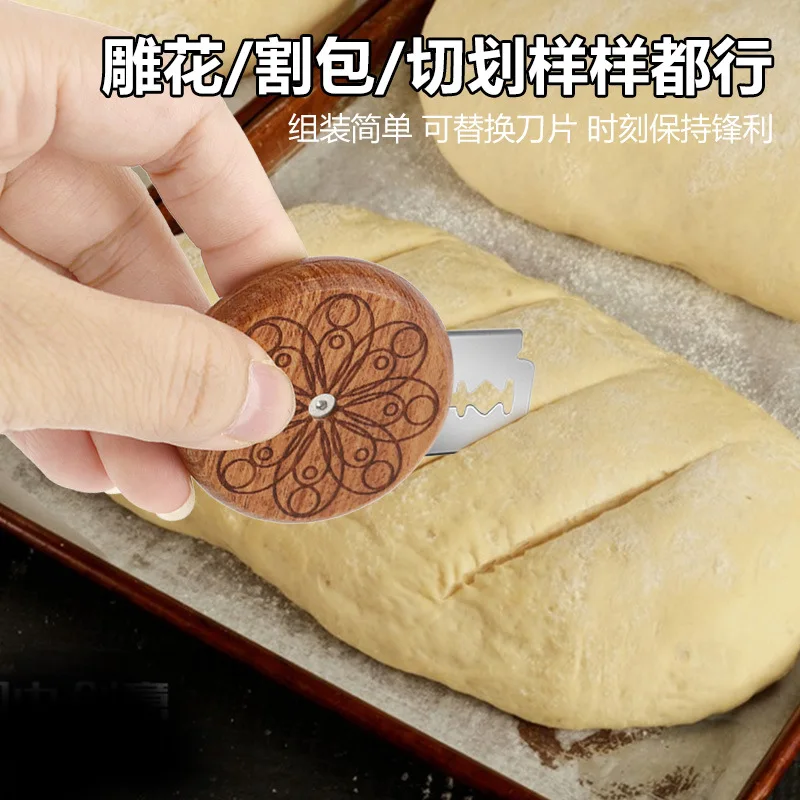 Bread pattern cutter Carving cutting bag bread European baguette