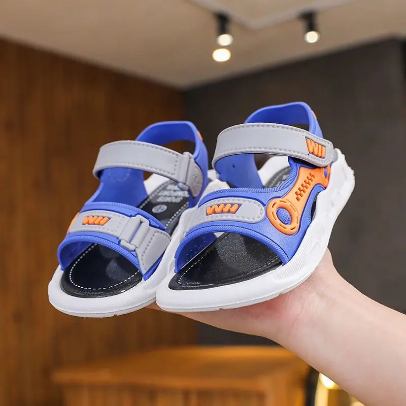 Sandali per bambini alla moda sandali estivi per neonate in tinta unita suola morbida sandali antiscivolo per ragazzi scarpe per bambini per bambini