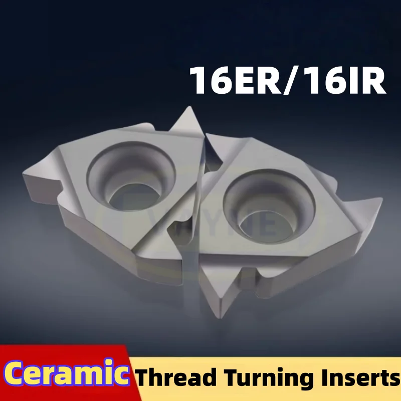 

10PCS Ceramic Thread Turning Inserts 16ER 16IR AG60 AG55 ISO1.0 1.5 2.0 2.5 3.0 11W 14W Threading Cutting Tools