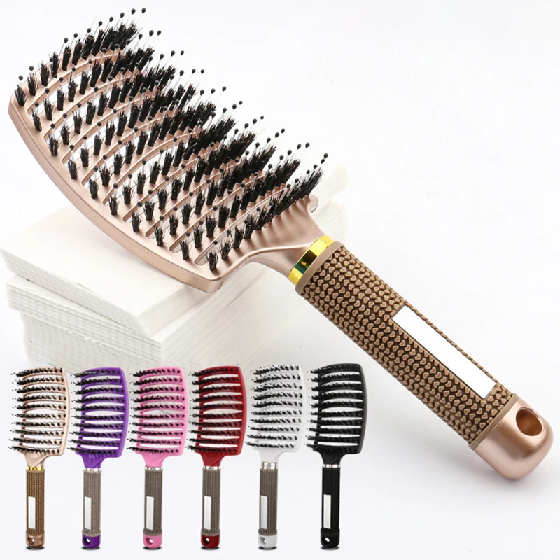 

Детская распутывающая щетка для волос, расческа против клена, щетина Haarborstel, нейлоновая щетка для массажа кожи головы, распутывающая щетка для волос, расческа