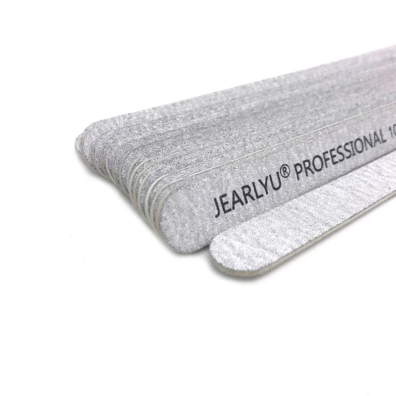 Herramientas de limado para manicura y pedicura, pulidor de uñas de doble cara, 200 limas de madera desechables, portátil, 100/180 unids/set