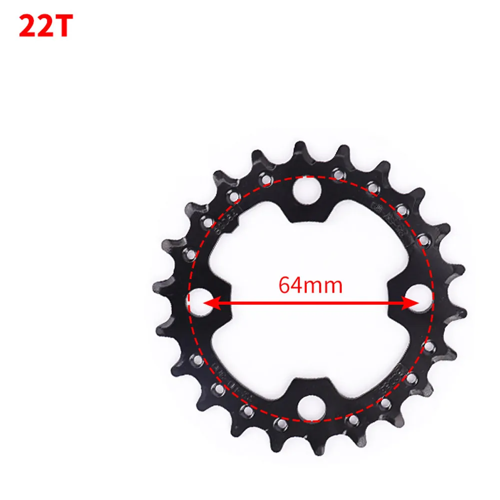 

Chain Wheel Bicycle Chainring 22T 32T 42T 44T 64/104BCD Cycling Parts Narrow Wide Teeth Brand New High Quality