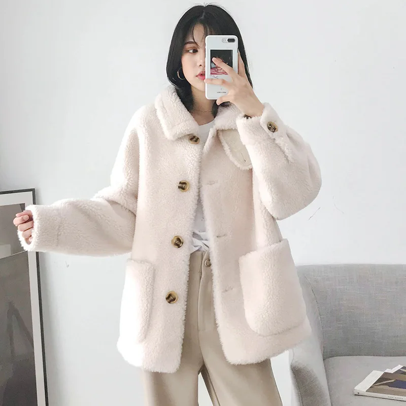 부드러운 모피 코트 여성 밍크 따뜻한 가짜 모피 여성 짧은 겨울 자켓 manteau femme hiver