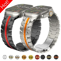 Stainless Steel Strap for Apple Watch Band Ultra 3 2 49mm 46mm 42mm 45mm 41mm Metal Bracelet Iwatch Series 11 10 9 8 7 6 5 SE 4
