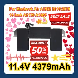 For Macbook Air A1932 2018 2019 13 inch A2179 A1965 Battery