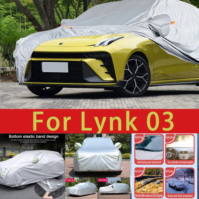 

For Lynk 03 Outdoor Protection Full Car Covers Snow Cover Sunshade Waterproof Dustproof Exterior Car accessories