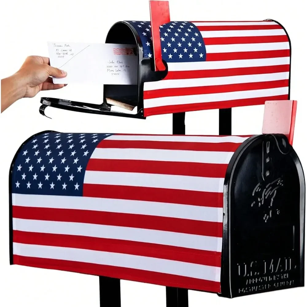 

Magnetic Mailbox Cover Durable Stylish Patriotic Mailbox Covers Size 18 X 21 Inch American Design Easy To Install Resistant Wit