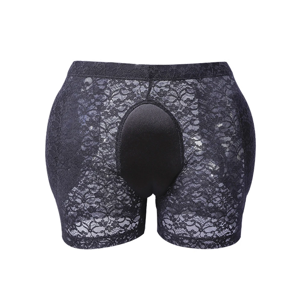 Men Sissy Lace Shaping Briefs Hiding Gaff Underwear Corset Camel Toe Panties Men Dressed As Women Crossdresser Transgender Short