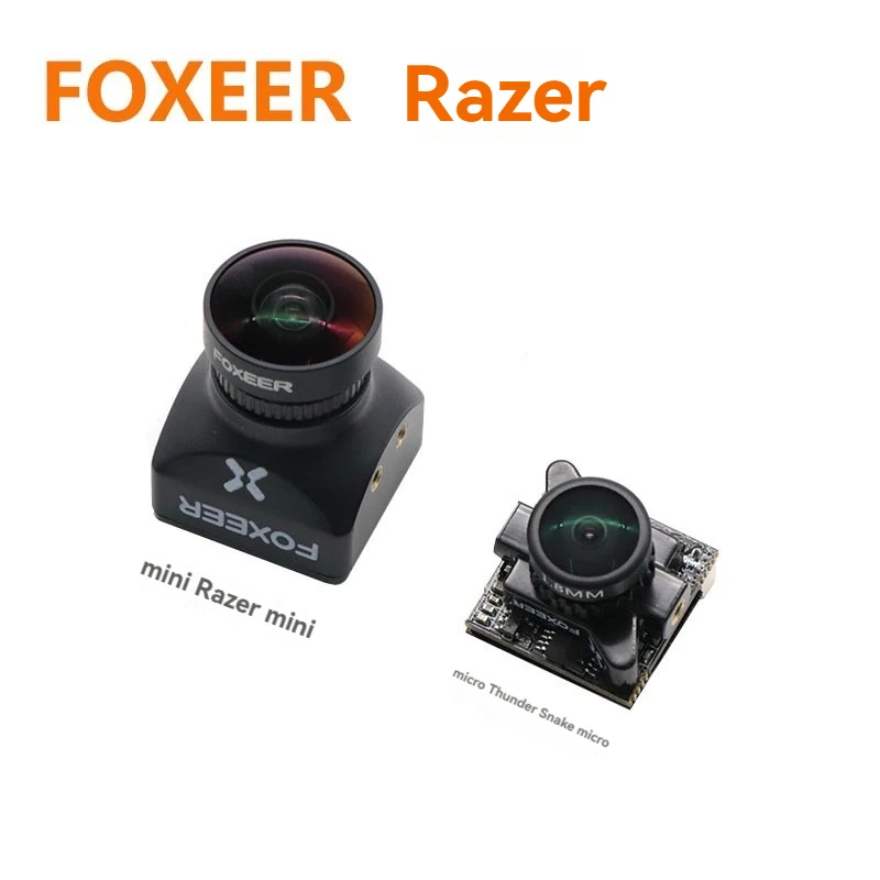 Para Foxeer Razer Nano FPV Drone Cámara 4/3 PAL 1200TVL 1/3 CMOS baja latencia M8 lente Control remoto Dron de carreras cámara FPV