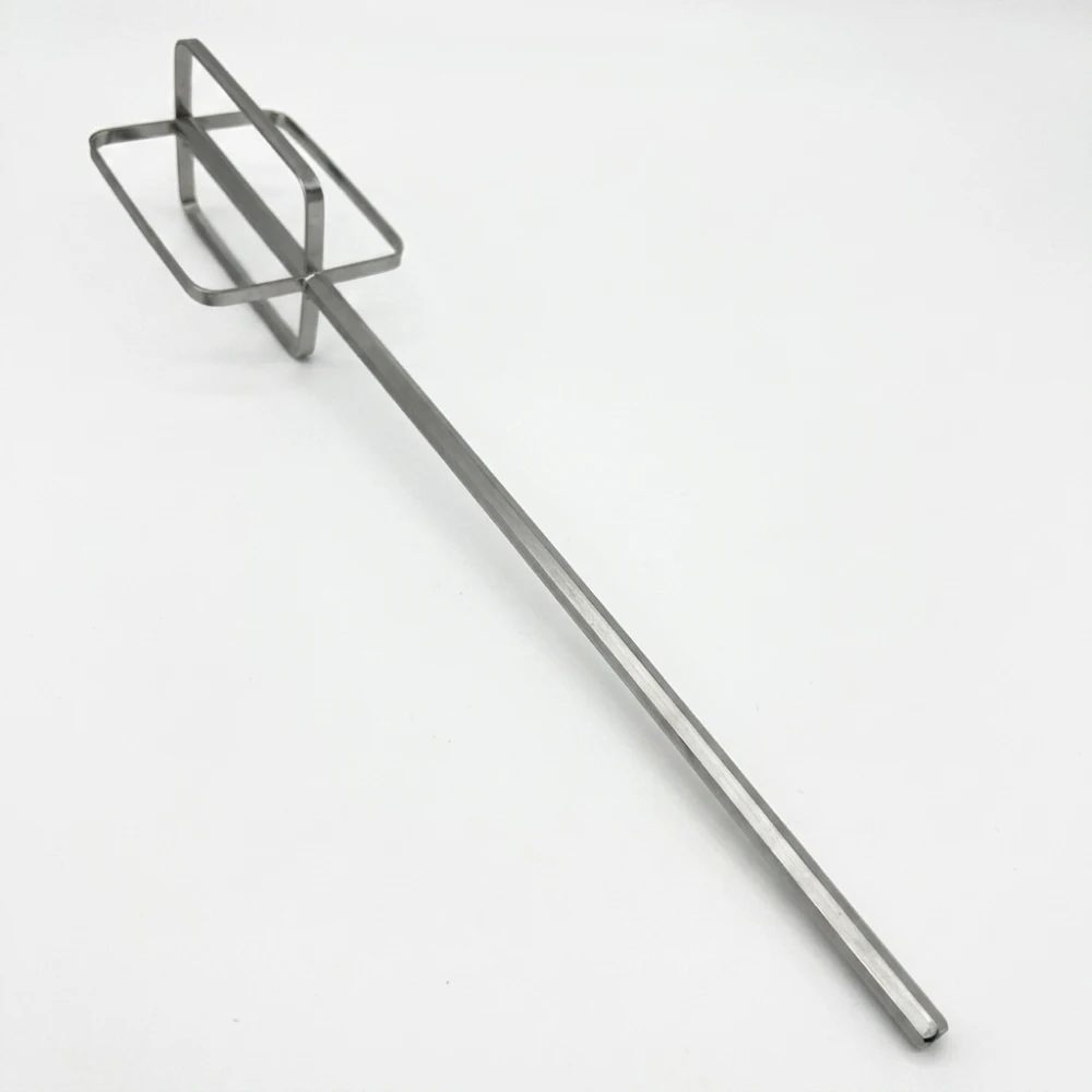 Stainless Steel Paint Mixer Paddle Bit For Electric Drill Epoxy Sand Stirring Rod Professional Construction Tool