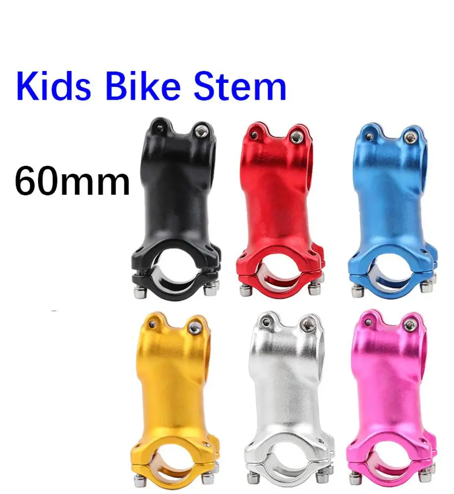 7 Degree 60mm Kids Balance Bike Stem Wear-resistant Shock-resistant Compatible For K P S B Toddler Bike (28.6mm X 25.4mm)