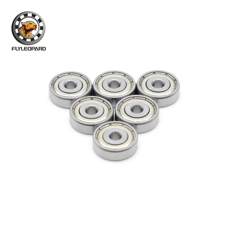 10 قطعة 607ZZ تحمل 7x19x6mm مصغرة 607 ZZ الأخدود العميق محامل مصغرة ل سكيت سكوتر طابعات ثلاثية الأبعاد محامل #4