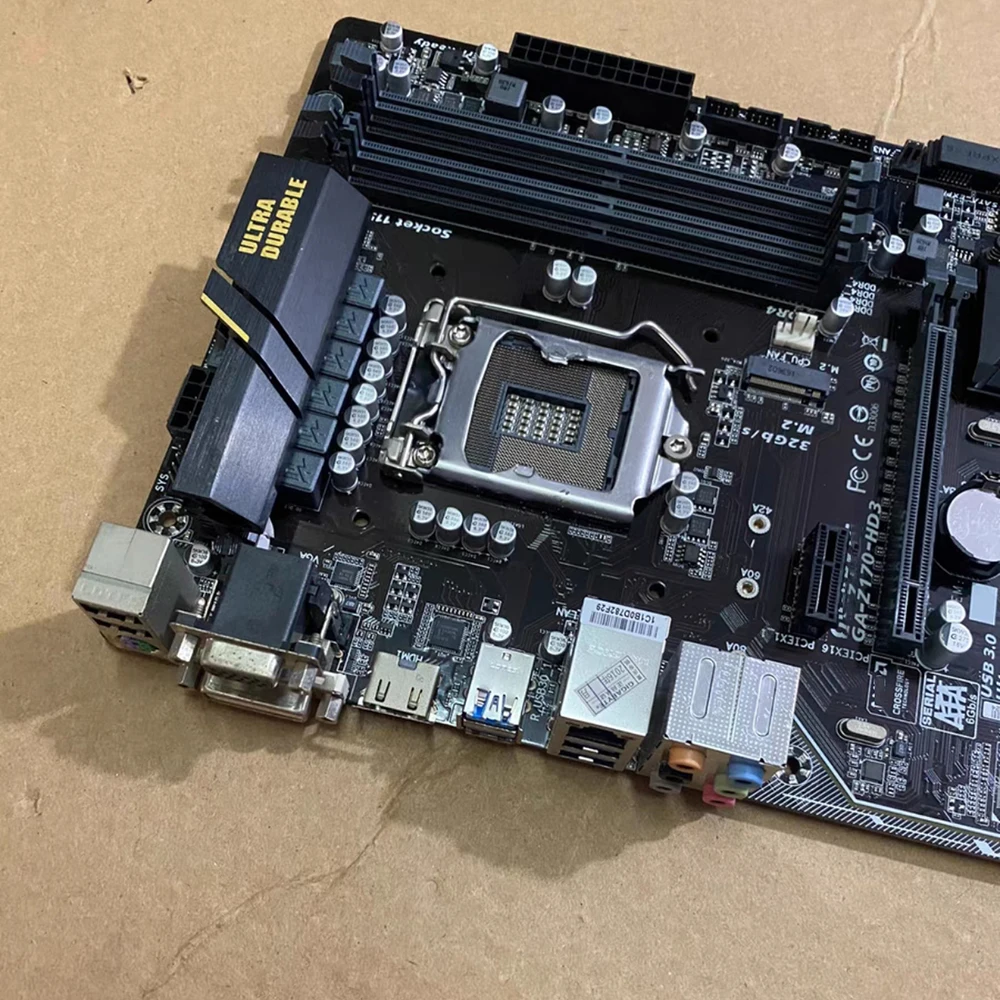 GA-Z170-HD3 motherboard DDR4 supports 6th 7th generation Core processors Z170 HD3