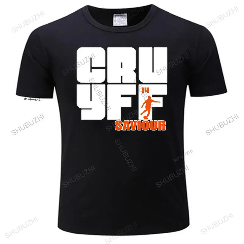 Men Johannes Johan Cruyff saviour #14 Logo T-shirt Holland T SHIRT Men's barcelona Godfather Netherlands Legend print teeshirt