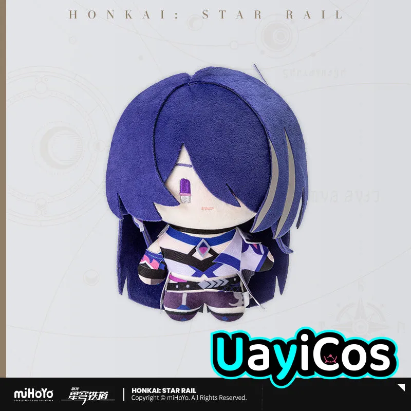 

In Stock 15cm Original Honkai：Star Rail Mydei Castorice Herta March 7th Phainon Stuffed Plushies Doll Clothes Ornament Anime Toy