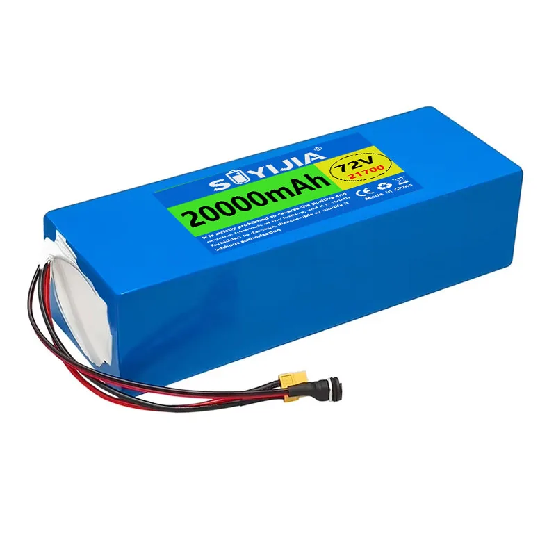 2V/84V 20Ah 25Ah 30Ah  15Ah 10Ah 21700 20s Lithium Battery Pack 3500W Built-in 50A BMS +5A Charger
