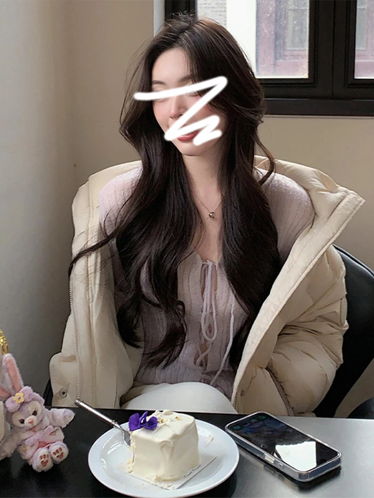 

Sweaters Jumpers Cardigans Womens Neck Knitted Western Style Contrast Edge Relaxed Line Retro Outing Frontier Fashion Streetwear