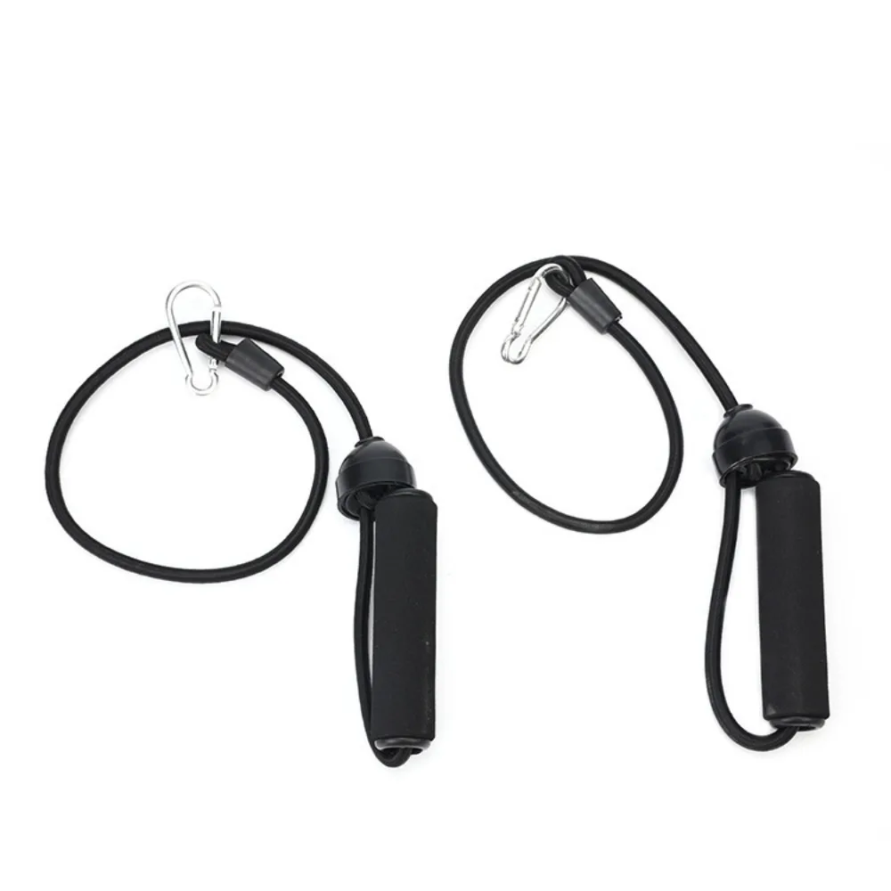 1 Pair with Handle Fitness Resistance Bands Multi-purpose Detachable Pedal Exercise Bands Durable Strength Training Bands