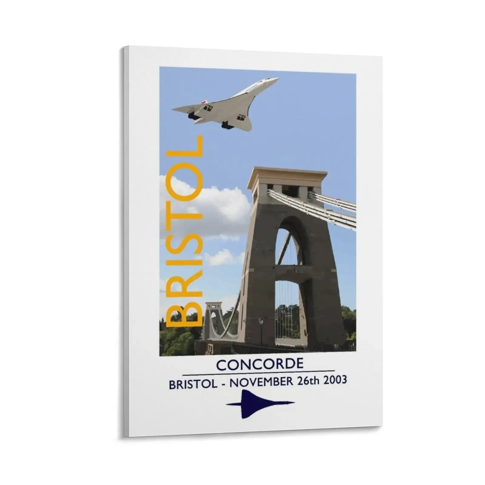 

Concorde - G-BOAF Return To Bristol 2003 Canvas Painting Decorative picture home decoration luxury canvas wall decoration