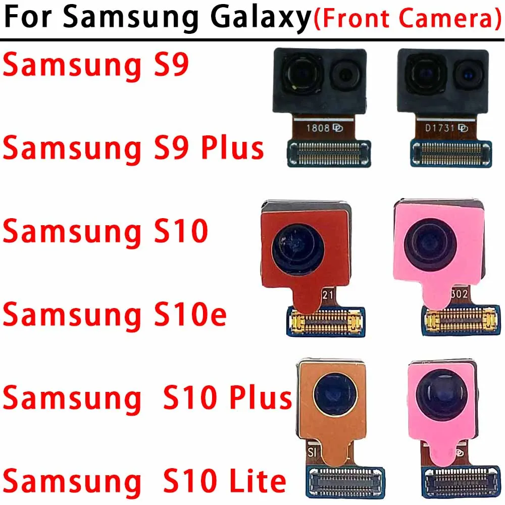 Selfie Camera For Samsung Galaxy S9 S9+ S10e S10+ S10 Lite G973 G770 G960 G965 Frontal Front Camera Module Facing Spare Parts