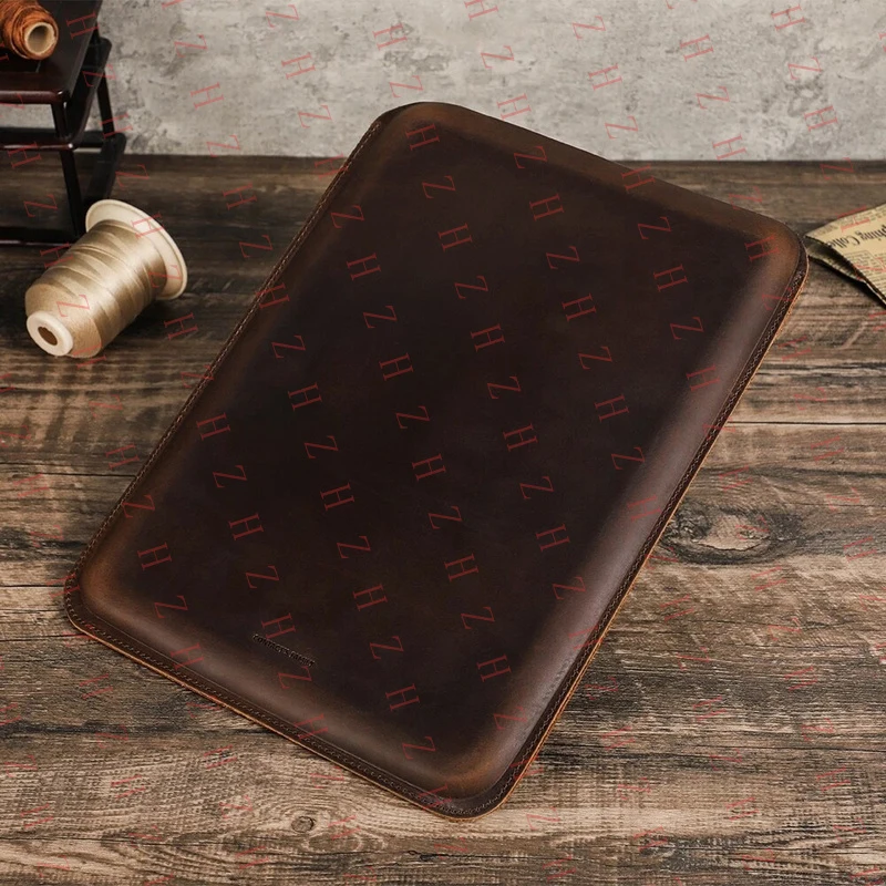 P+ Genuine Leather Laptop Sleeve Case For Apple Macbook Pro 16 14 M5/M4 Air 15 13 view 6