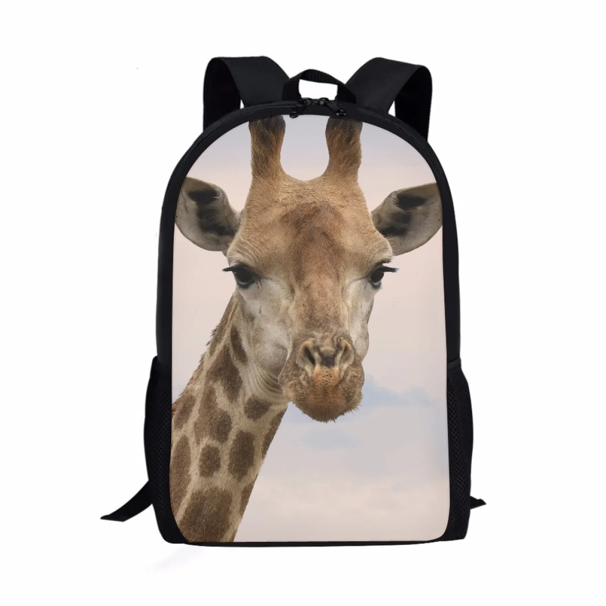 

Cute Giraffe 3D Print School Backpacks For Girls Boys Cool Cartoon Bookbag High Capacity In Primary Middle School Student Bags