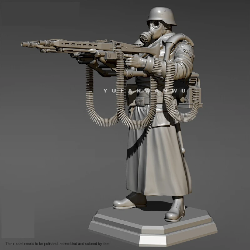 150mm résine modèle Figure Reaper masque figurine Gk Micro Miniature 3d imprimé blanc modèle jouet non assemblé et non peint Kit