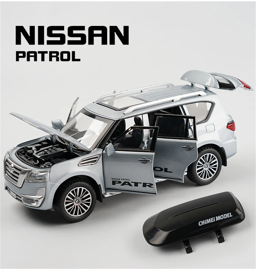 1:32 Nissan Patrol Alloy Diecast Y62 Toy Car Model With