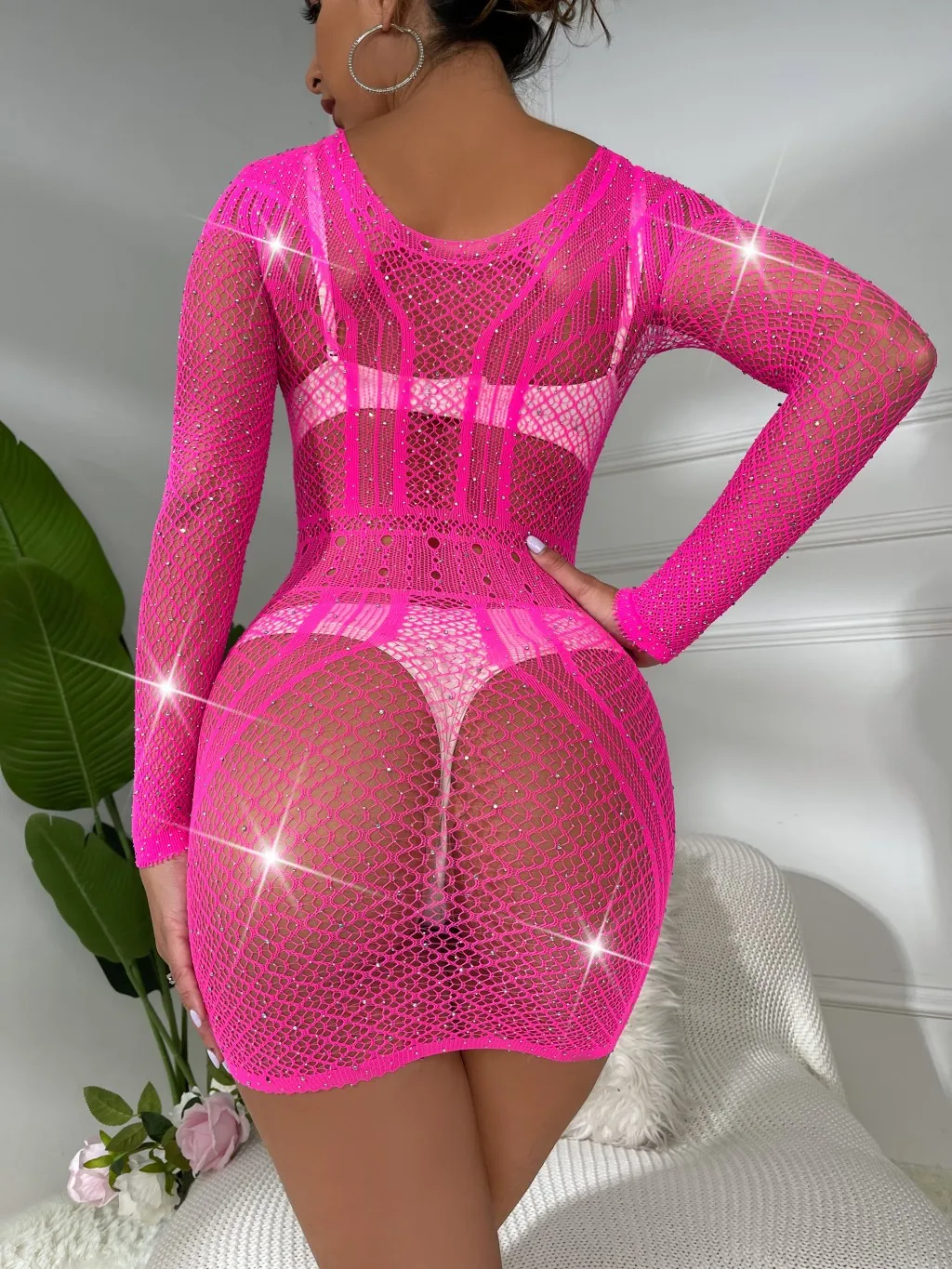 女の子ラインストーンエロエキゾチックポールダンス着用ポルノセクシーなランジェリーボディスーツナイトクラブパーティードレスフェチストリッパー衣装