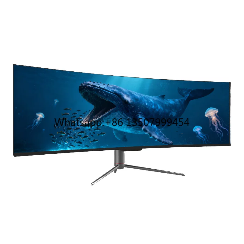 49 Inch High Resolution Monitor Curved Monitor Curved Ultra-Wide Lcd Monitor for Gaming