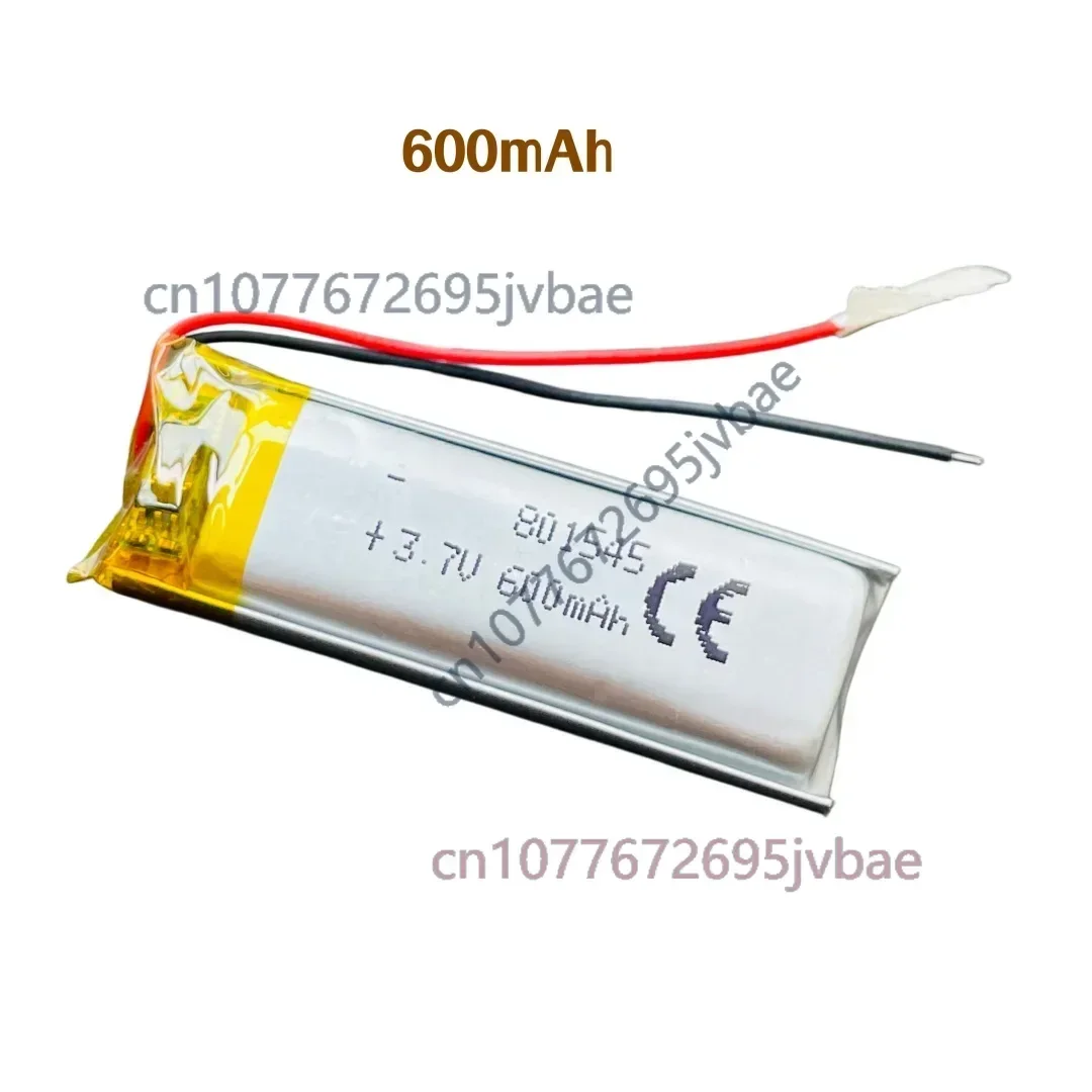 801545 3.7V Polymer Lithium Battery Replacement Rechargeable Cell for Voice Recorder DIY Internal Power Supply