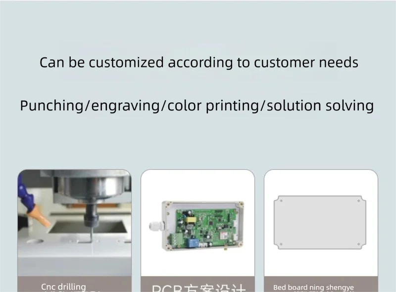 AG-Serie Kunststoff ABS Anschlussdose Schraubkabel Kundenspezifische wasserdichte Anschlussdose Ip65 Elektrisches Anschlusskastengehäuse für den Außenbereich – Detail 3