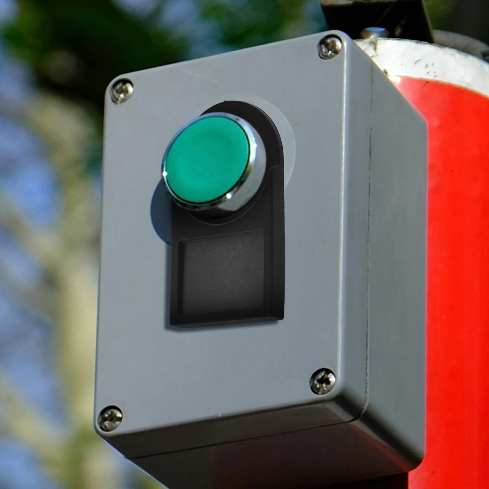 

50pcs Plastic Push Button Switch Sign Board Lighted Compact Electronic Equipment Label Transparent Display
