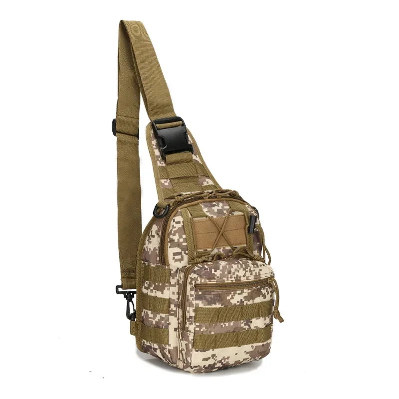 Tactical Chest Crossbody Bag Outdoor Military Waterproof Sport Shoulder Equipment Camouflage Handbag