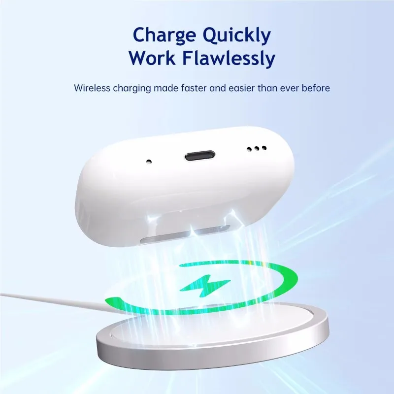 Replacement Wireless Charging Box Case For Airpods Pro 1 / 2 Bluetooth-Compatible Charger Case Earphone Accessories