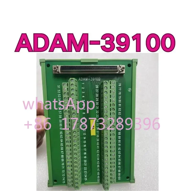

The second-hand ADAM-39100 terminal block tested OK and its function is intact