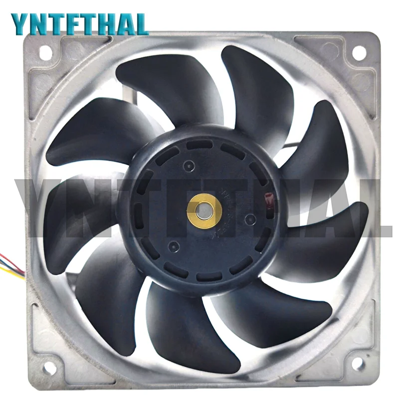 Ventilador de alto volume de ar trabalhando, quatro linhas, 12cm, DC 12V, 4A, 12038, 9SG1212P1G06, Novo