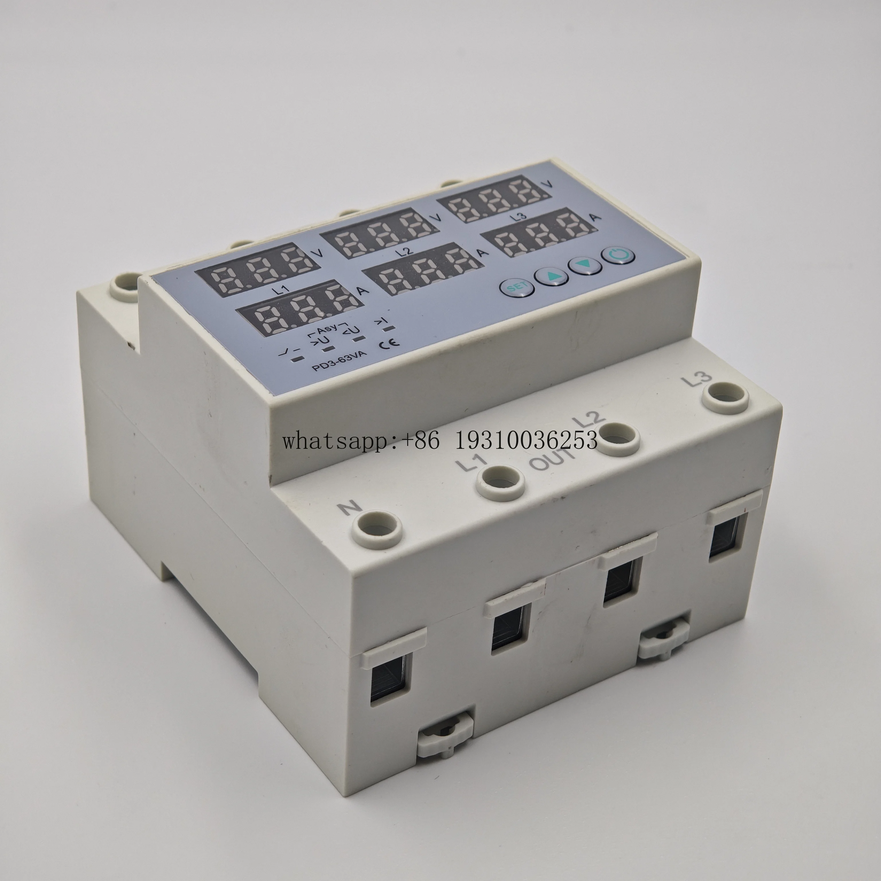 

Voltage Protector Three Phase Voltage Protector Over Current Protection Three Phase Voltage Protector 220V