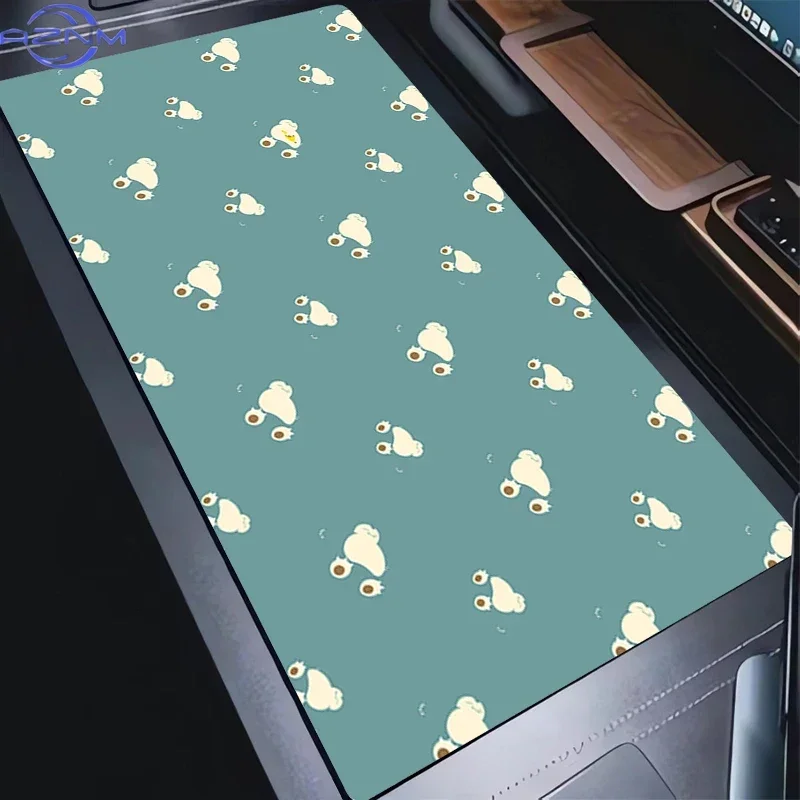 Mouse Pad  P-Pokemon Snorlax Larger Speed Mini Pc Computer Keyboard Desk Mat Laptop Gaming Lock Edge Accessories Mousepad
